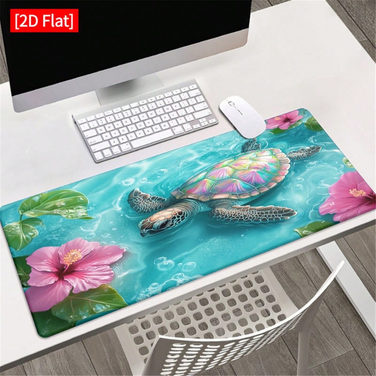 Desk Setup Pc And Laptop - [2D Piatto] 1 pezzo Tappetino per