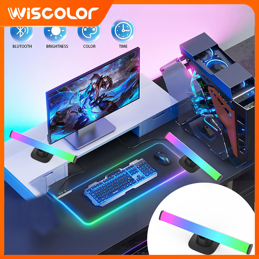 Desk Setup With Tv - Barra luminosa a LED RGB, configurazione