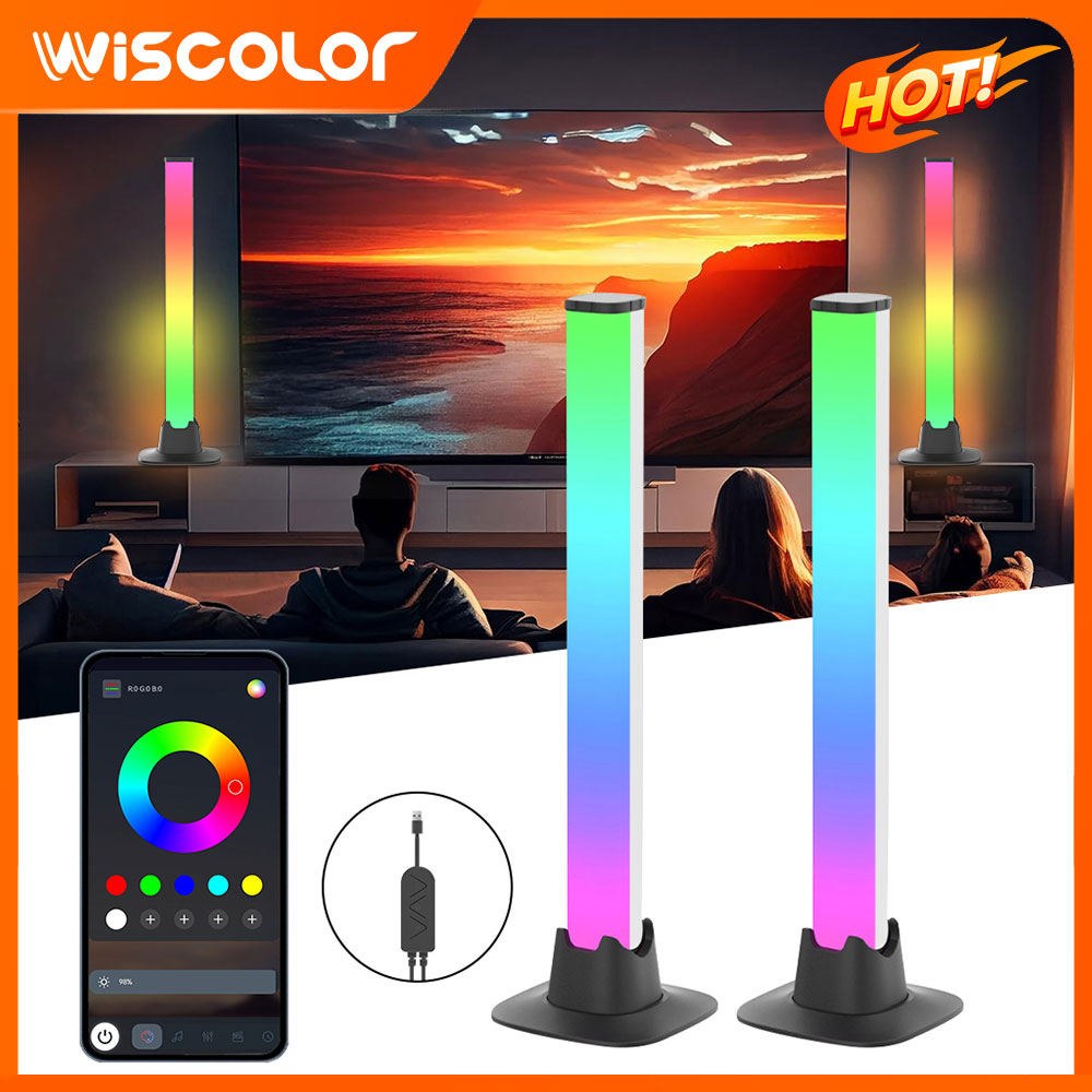 Desk Setup With Tv - Barra luminosa a LED RGB per