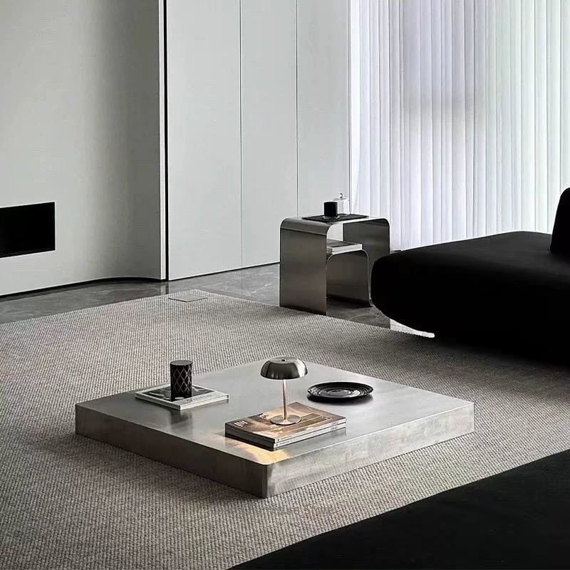 Desk Setup Minimalist - Tavolo Angolare in Acciaio Inox dal