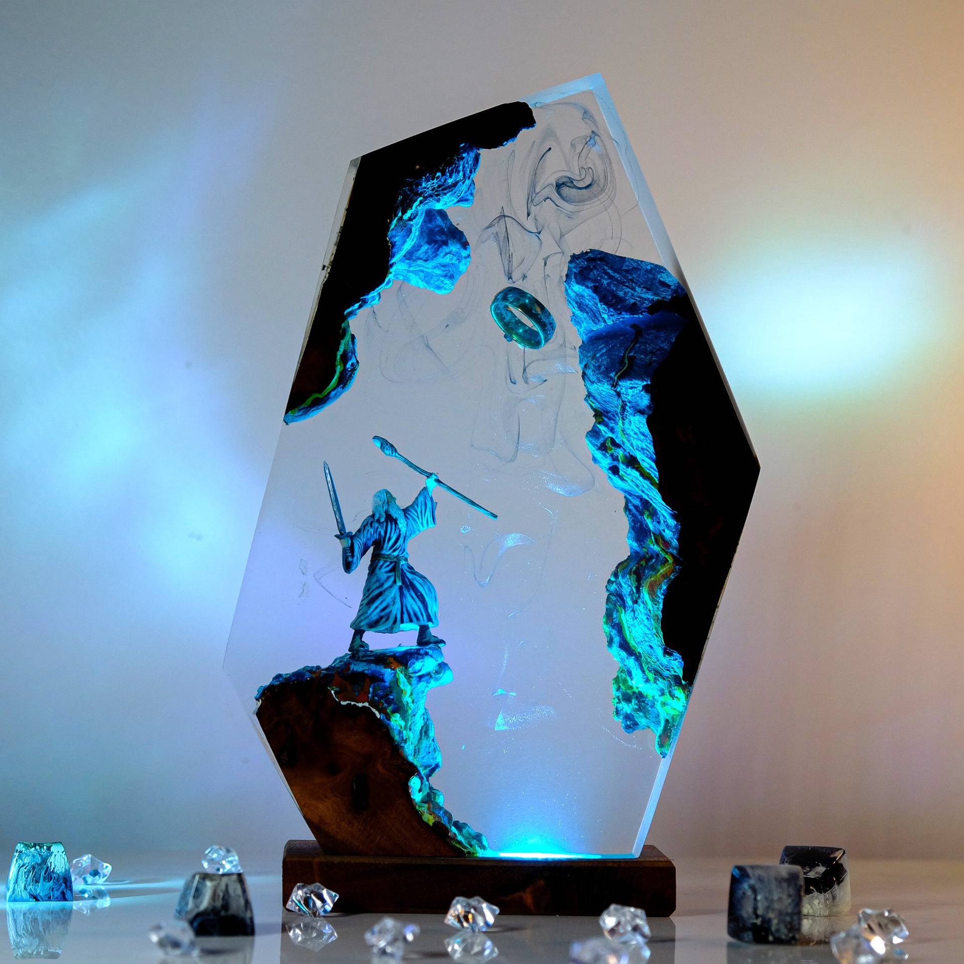 Desk Setup Lamp - Lampada da Tavolo in Resina con