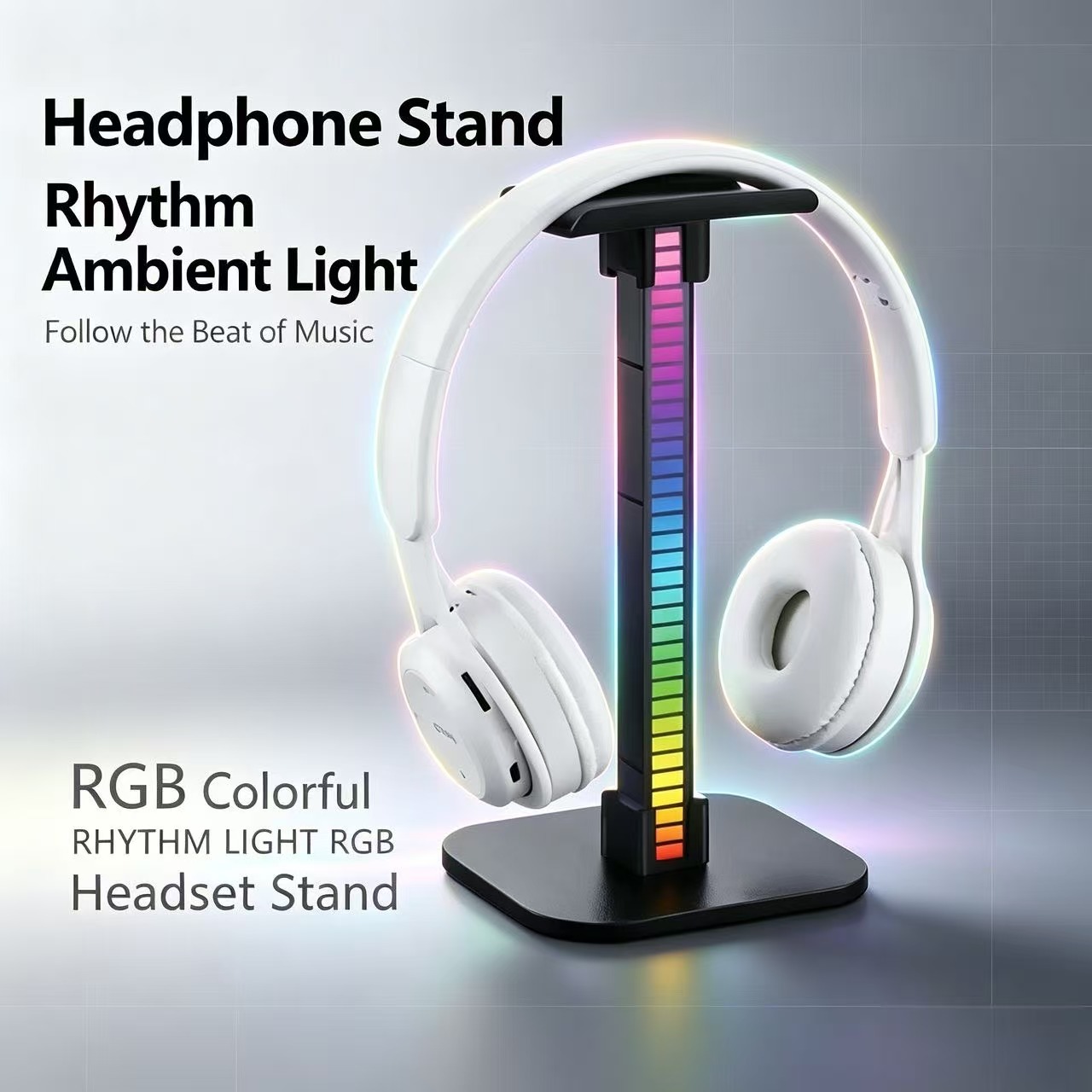 Desk Setup Lamp - Supporto per Cuffie da Gaming USB