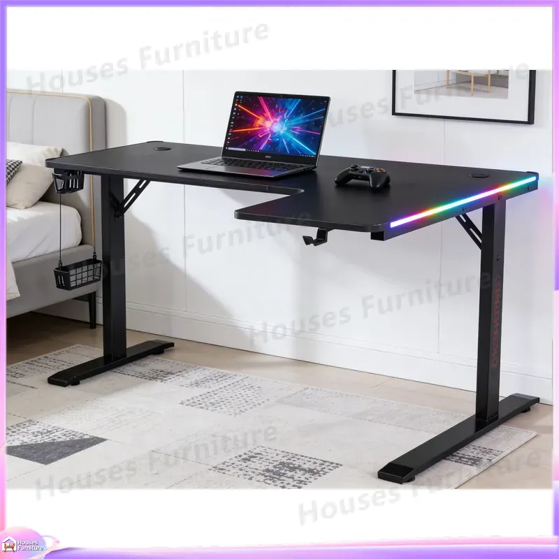 Desk Setup L Shaped - Scrivania da Gaming Grande 160cm con