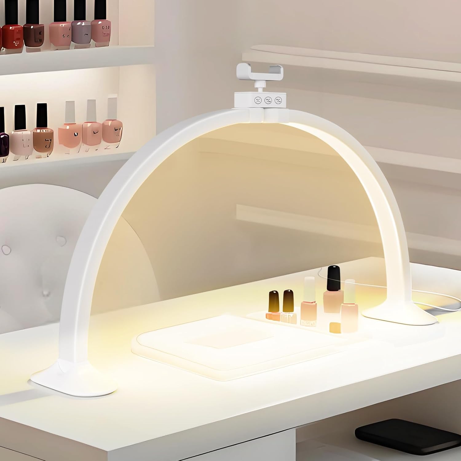 Desk Setup Lamp - Mezza luna Luce a forma di