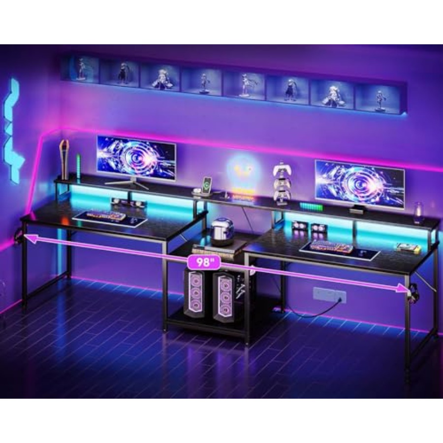 Scrivania da gaming per 2 pers - Desk Setup L Shaped recensione e prezzo