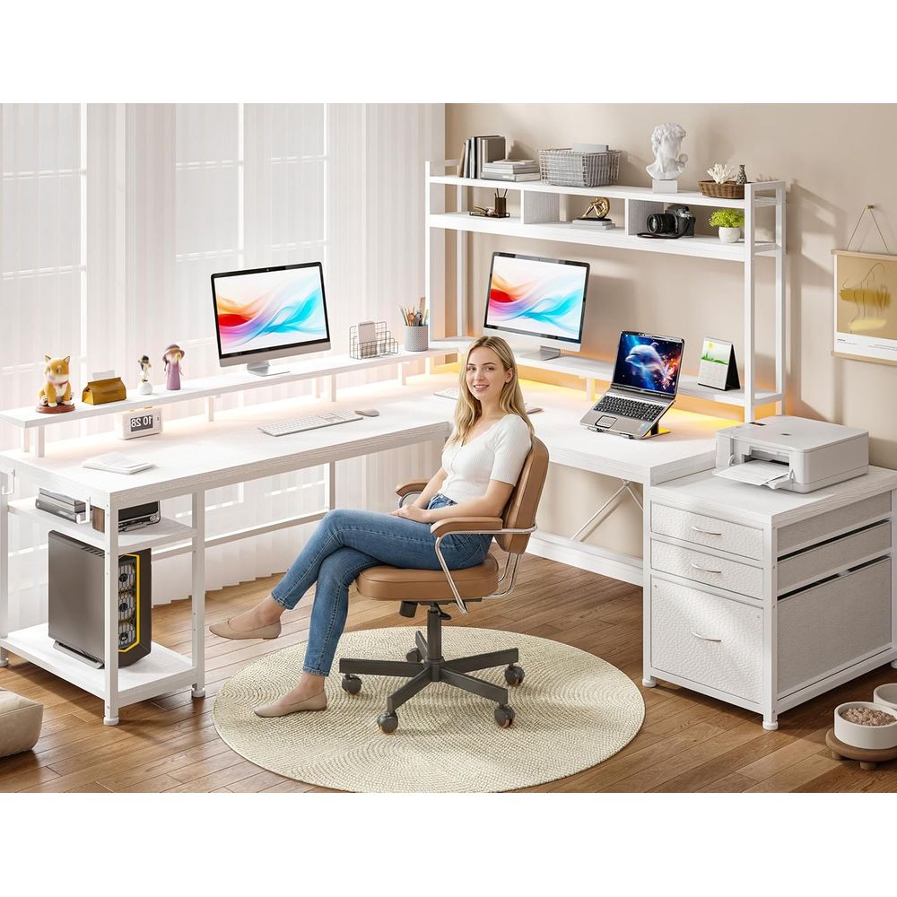 Scrivania a L da 104 Pollici p - Desk Setup L Shaped recensione e prezzo