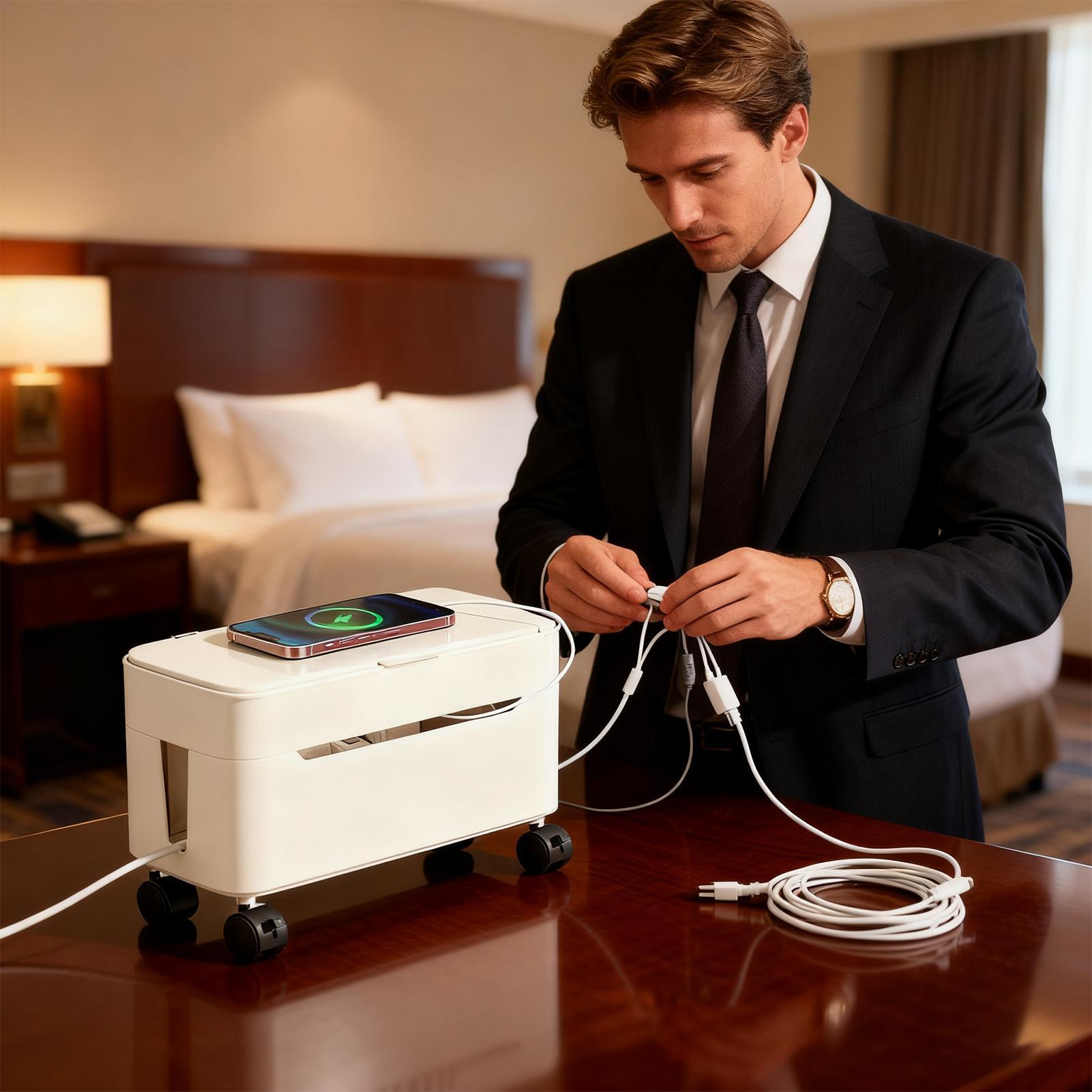 Scatola per la gestione dei ca - Desk Setup With Tv recensione e prezzo