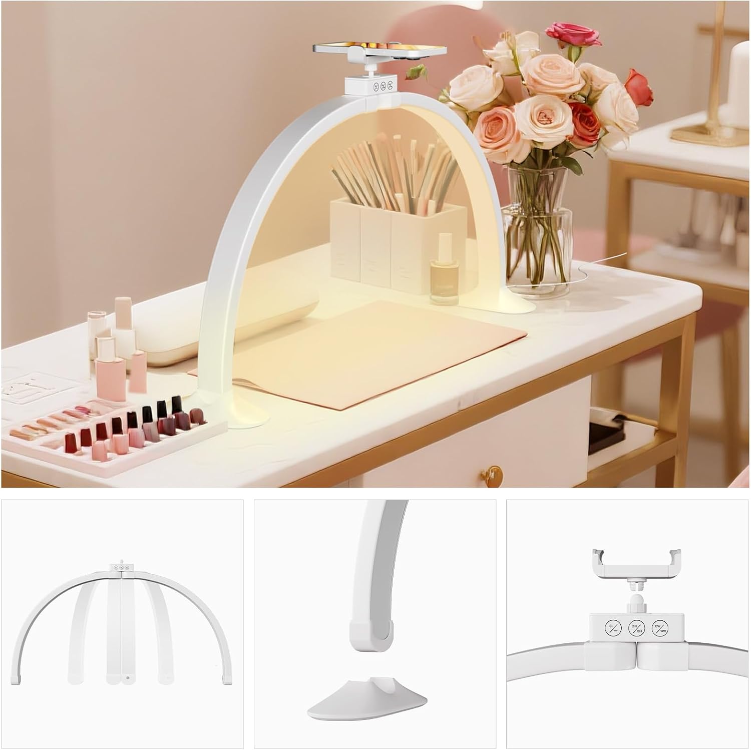 Mezza luna Luce a forma di U N - Desk Setup Lamp recensione e prezzo